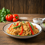 Teriyaki Soslu Tavuklu Noodle